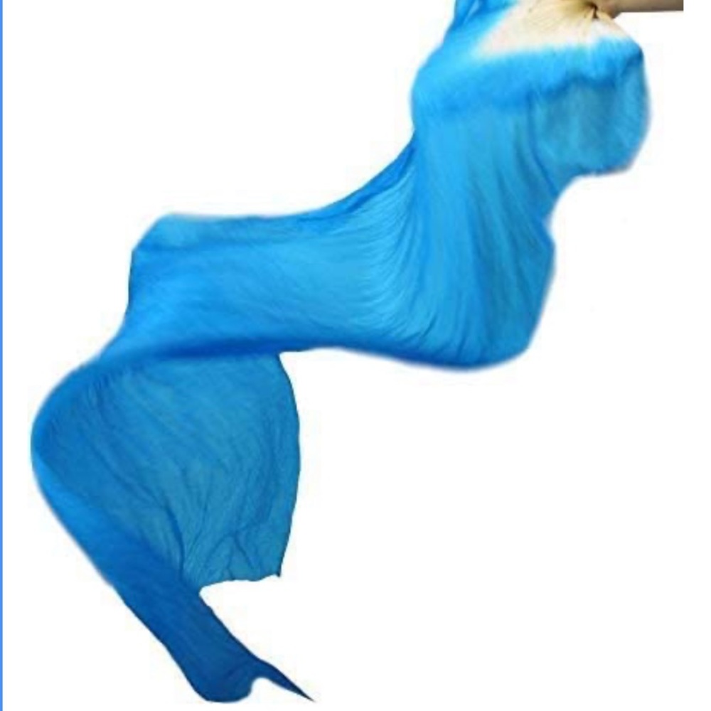 Blue Dance Fan